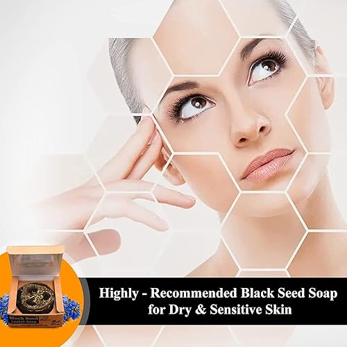 Miniatura 5 de Jabón de lufa de semillas negras  Esponja de baño para el cuerpo  Forma natural de exfoliar la piel..