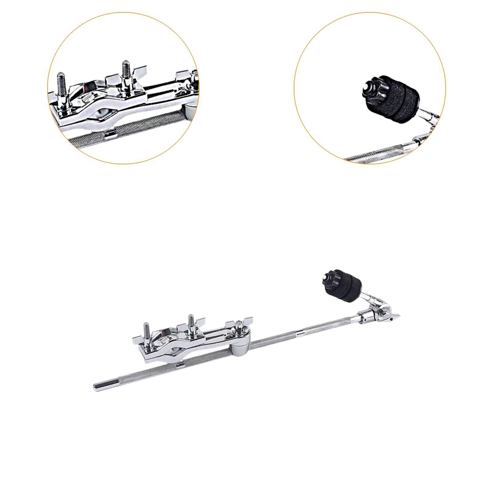 Baoblaze Morsetto di estensione per batteria, supporto per morsetto per piatti, morsetto per batteria per strumento musicale
