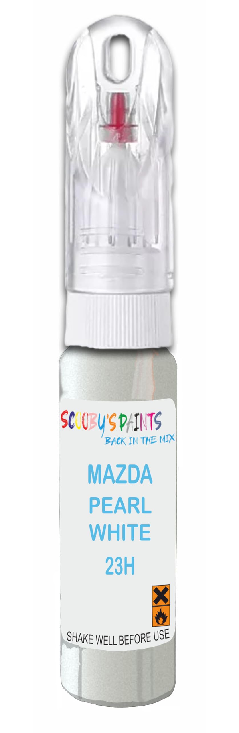 Paint Touch Up Pen For Mazda Pearl White 23H Scratch Removal Car Repair