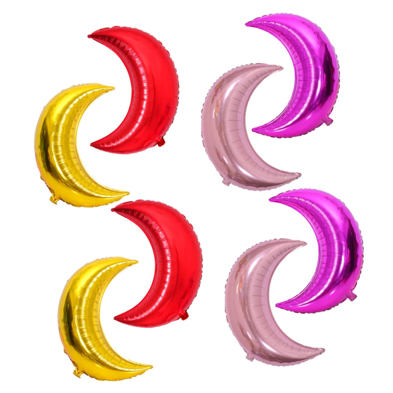 Amazon | NUOBESTY 8個 月アルミバルーン バルーンアクセサリー 月形の