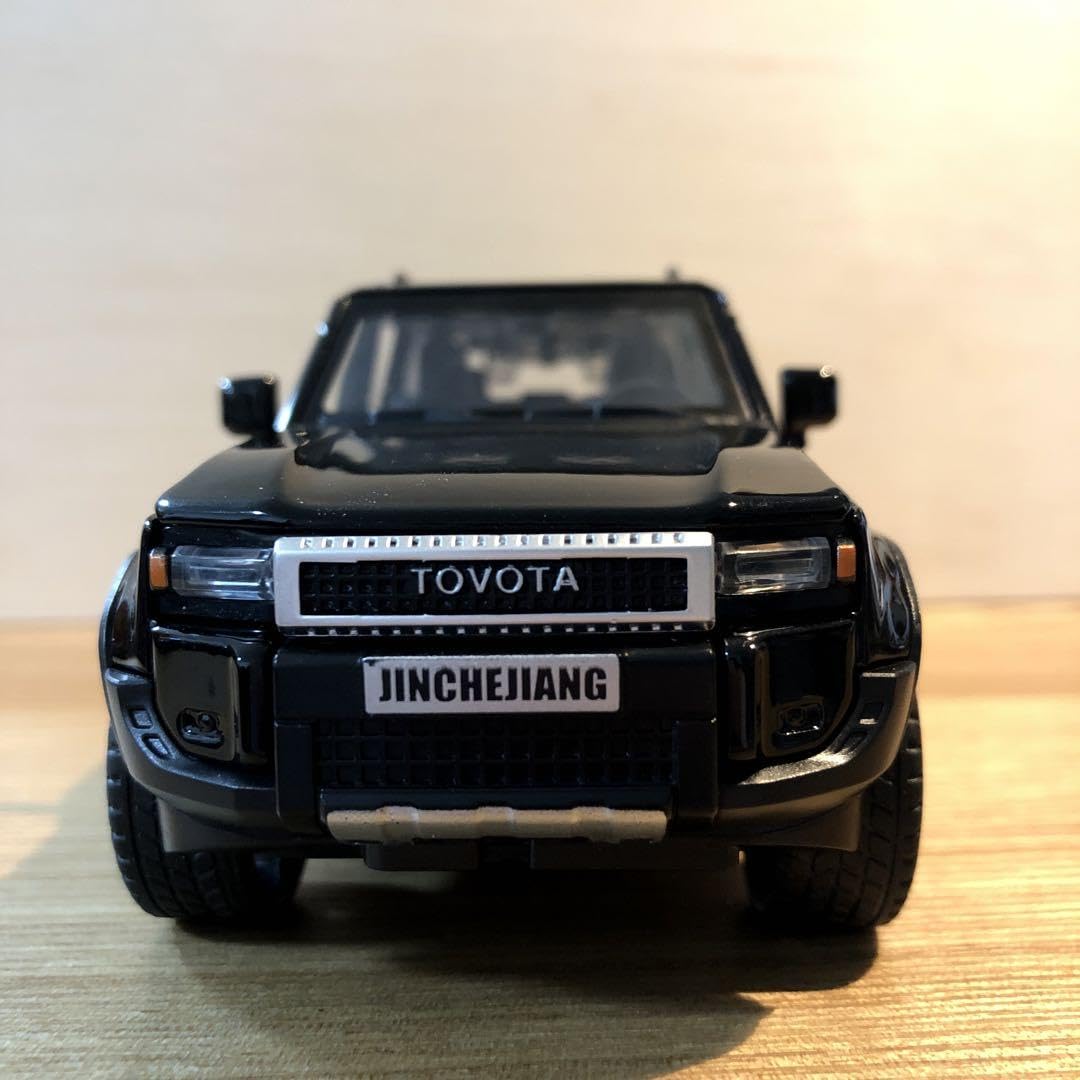 TOYOTAランクル250ミニカーブラック 京商 1/43 トヨタ ランドクルーザー 250 Z× オプションホイール