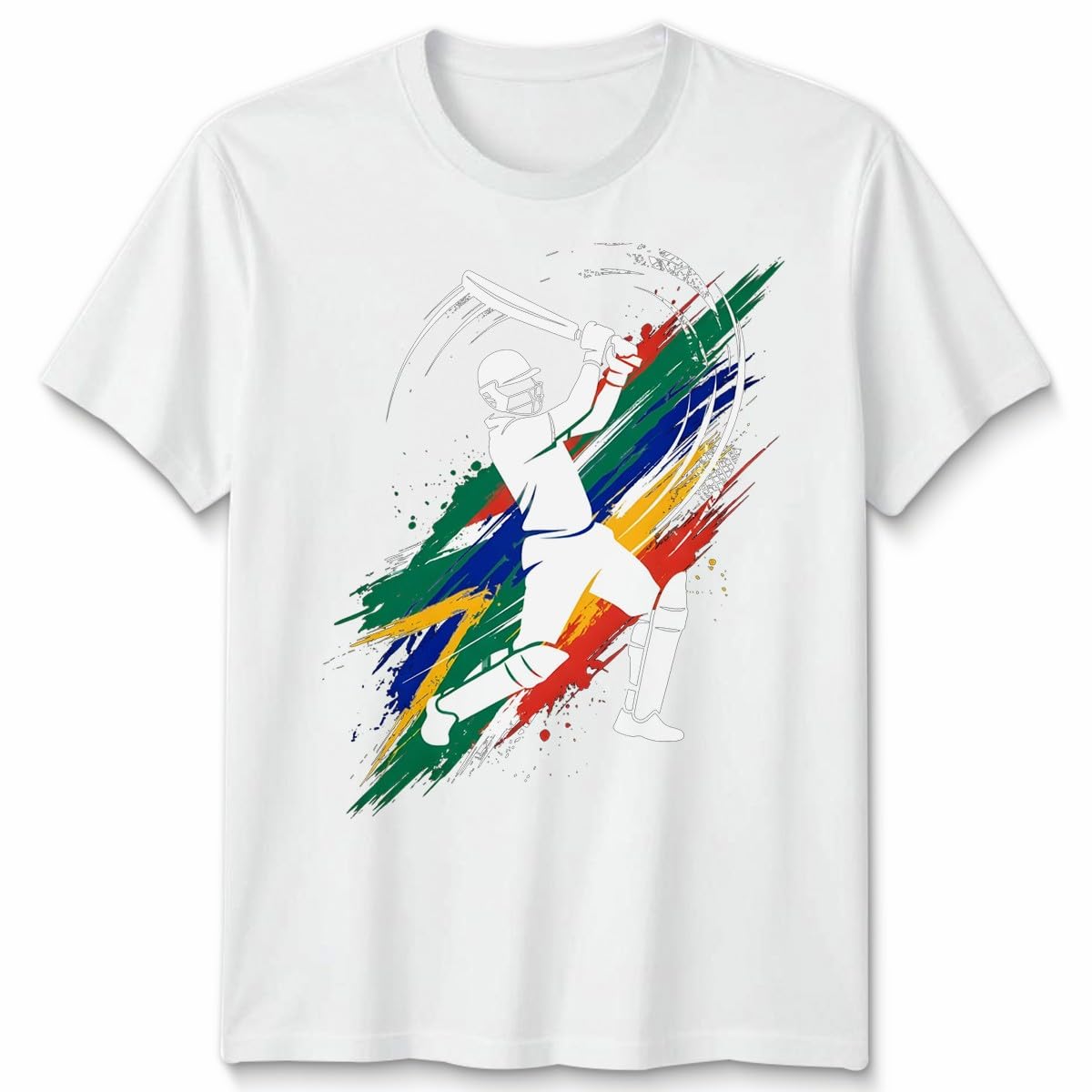 South Africa Cricket Teams Unisex T Shirt Sport Fan Design Tee Mens Womens Graphic Top Unisex 5XL White — image 1