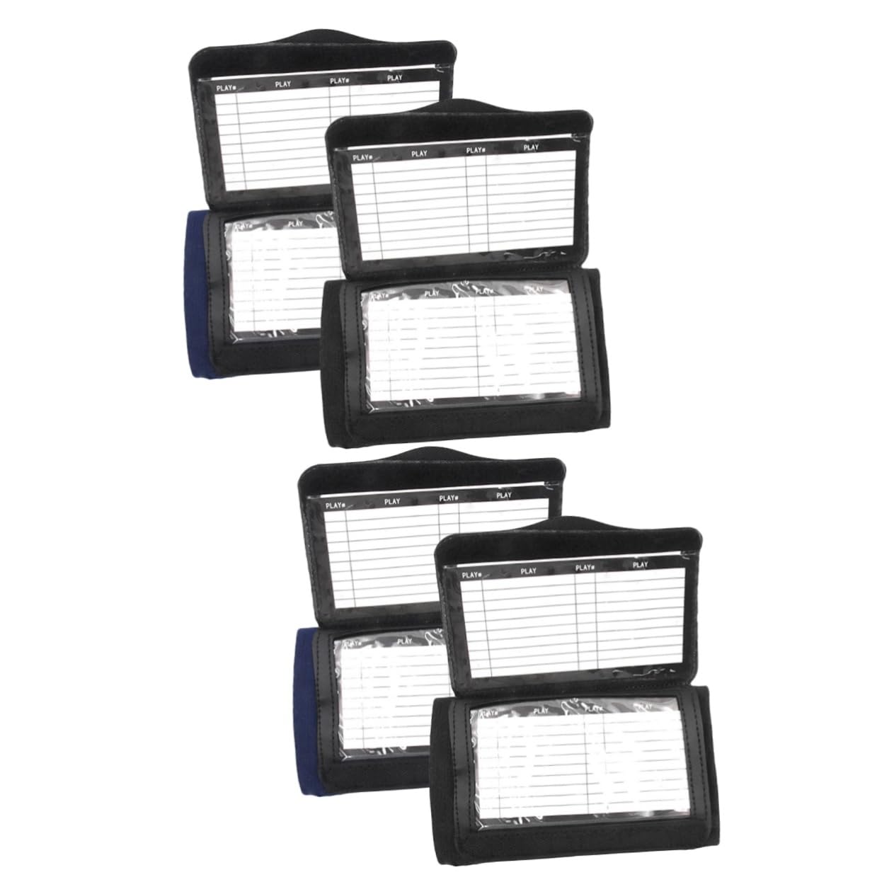 Mipcase 4pcs Football Play Wristband Baseball Wristband Training Equipment Arm Band for Football Playbook and Youth Practice