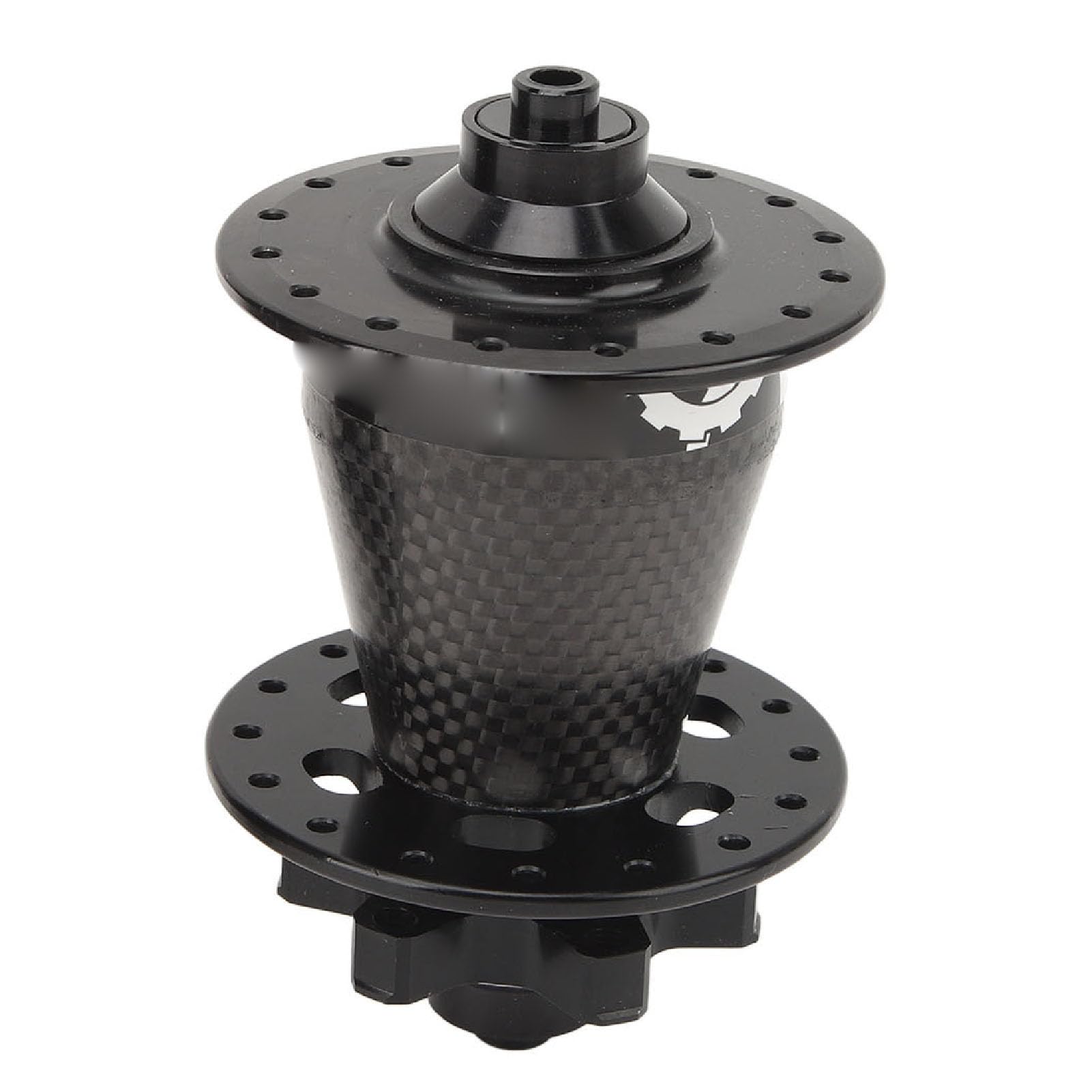 Mountain Bike Disc Brake Hub Set – Carbon Fiber Bicycle Wheel Hubs with Quick Release Skewers – Compatible with 8 9 10 11 Speeds – Front 2 and Rear 4 Sealed Bearings for MTB