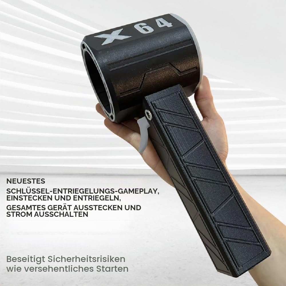 Elektrische-Staubgebläse-Druckluftspray, 150000 U/min Turbo Jet Blower, Compressed Air Duster Turbo Gebläse mit 8000mAh Akku und Bürstenlosem Motor, für PC, Auto, Sofa, Garten