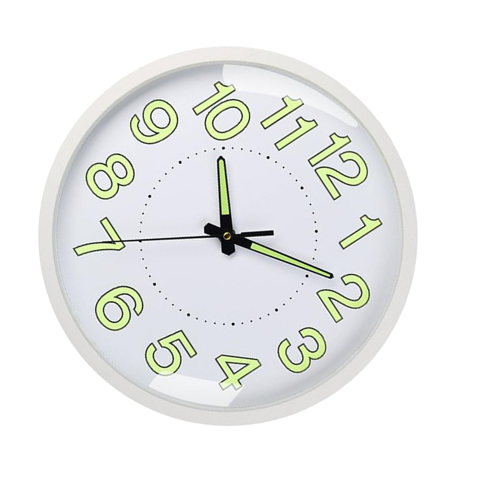 Horloge murale silencieuse 30 cm Ejoyous pendule quartz lumineuse pour salon et bureau