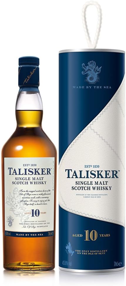 Talisker 10 Tin Pack 70cl 45.8% ABV