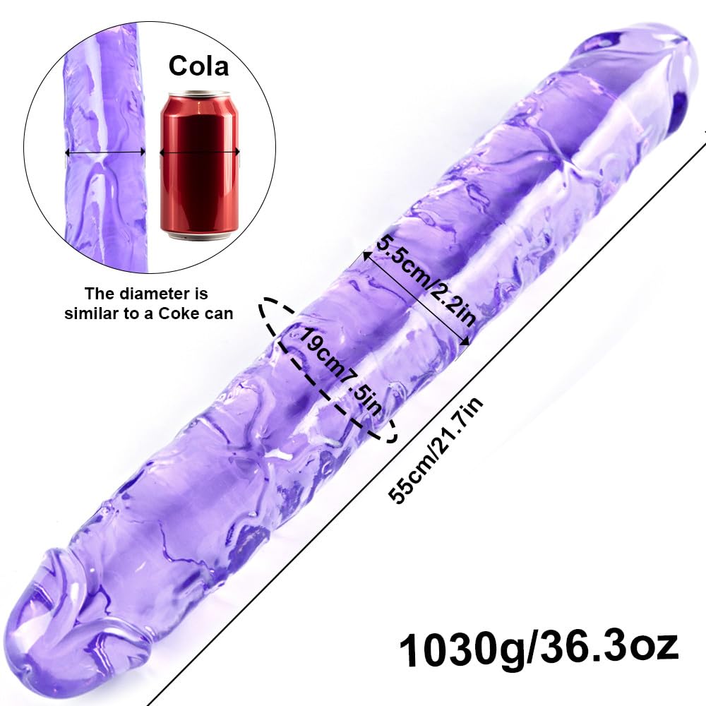 Amazon.com: 21.7 * 2.2" Double-Ended Huge Thick Dildo, Extra Long Realistic XXL  Dildo,Giant Wide Fat Penis for G-Spot/Anal,Double-Sided XXL Dual Adult Toy  with Veins and Glans,Suitable for Women/Men/Lesbians : Health & Household
