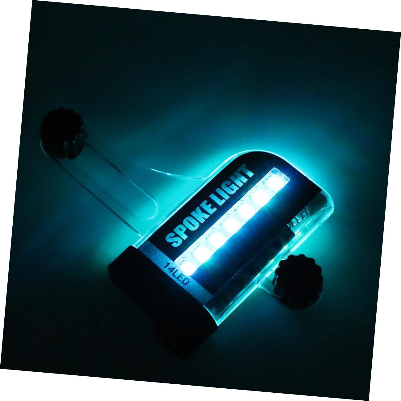 Toyvian Lumières décoratives de Roues moyeu éclairage de Roue de vélo élégant lumières de Roues de vélo Lampe pour Roue LED décor lumière de vélo Feux de vélo Plastique