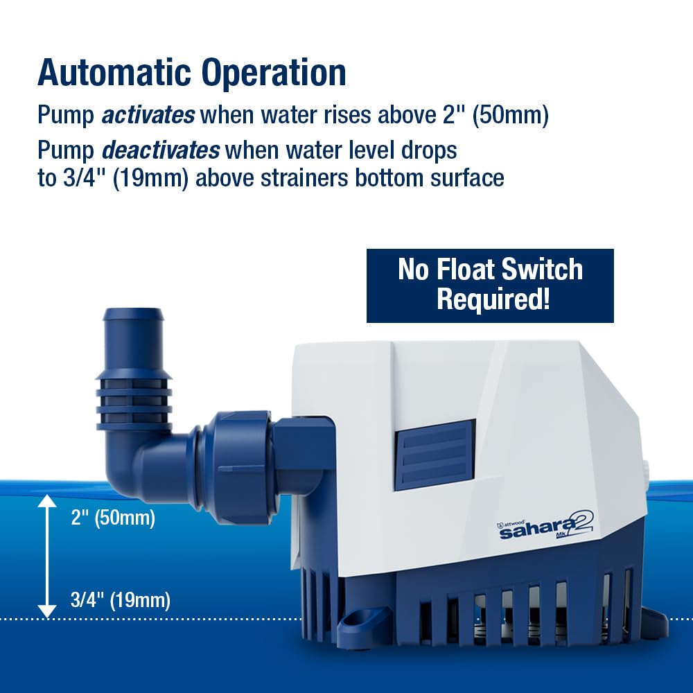 ATTWOOD Pompa Di Sentina SAHARA Mk2 1200/24 V 5513-7 Solo 132,95 € | SVB