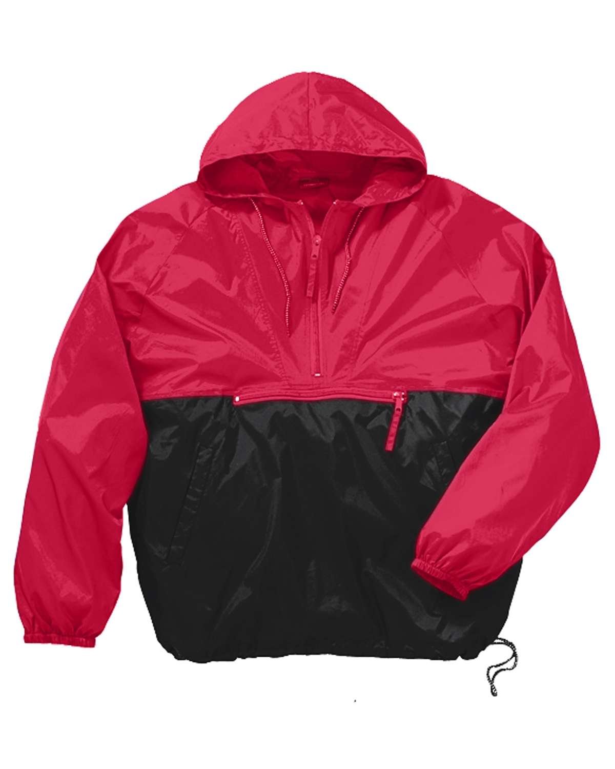 Amazon.com: Harriton Packable Nylon Jacket - RED/Black - 3XL
