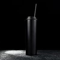 Vista 7 de ALINK Pajitas reutilizables extralargas de 13 pulgadas, paquete de 12 popotes de plástico duro negro para Stanley Owala de 40 onzas, 1 galón, 64