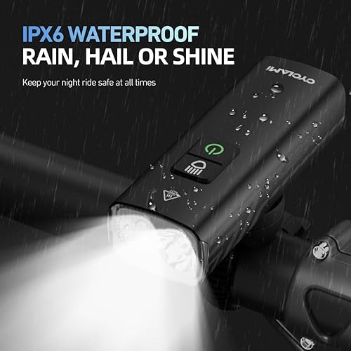 Miniatura 3 de Luces de bicicleta para montar por la noche, cargador portátil, faro de bicicleta súper brillante
