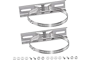 smseace Pole Mounting Brackets, Adjustable Clamping: 50-200mm/ 2-8 inch