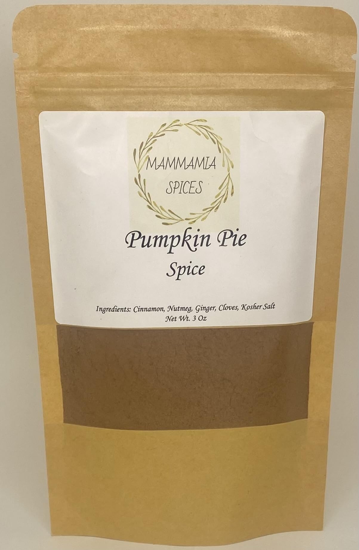 MammaMia Spices Pumpkin Pie Spice Mix, Seasoning for Fall Baking and Cooking, 3 Ounce (Pack of 1)