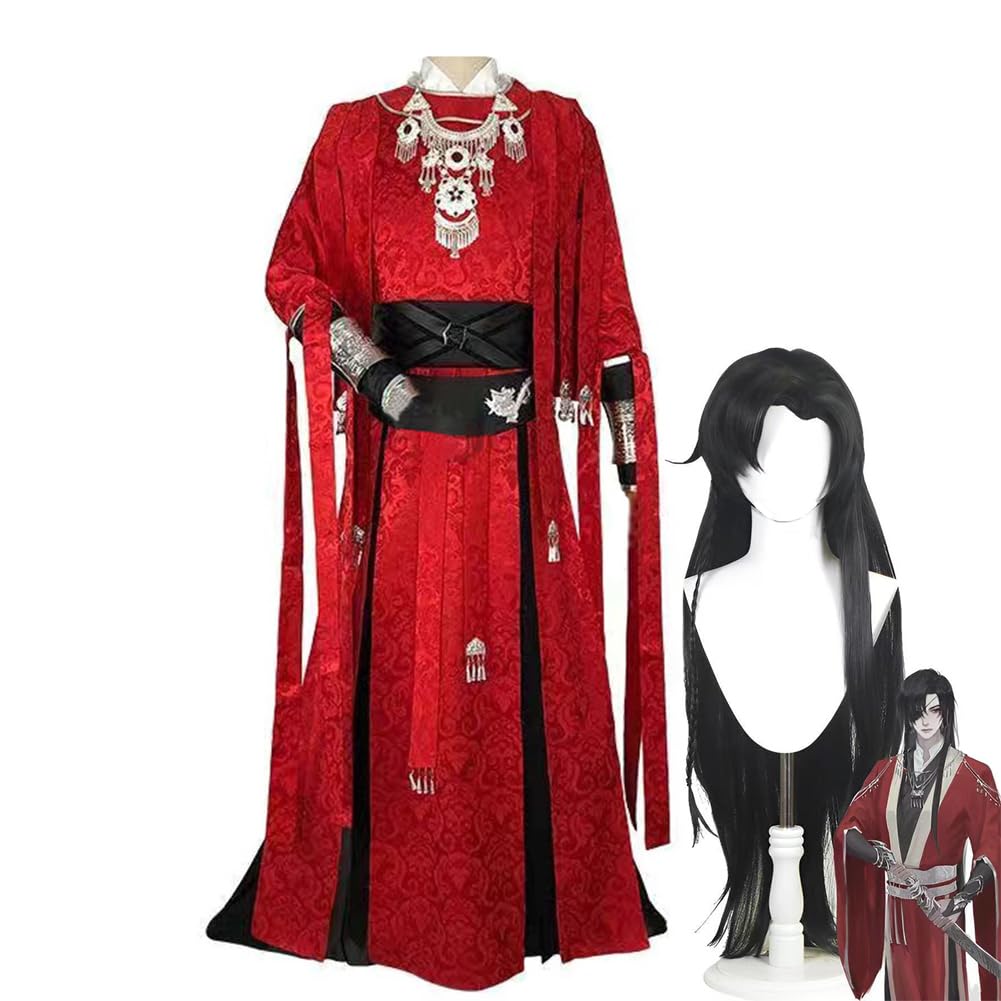 Tian Guan Ci Fu Xie Lian Cosplay Outfits Heaven Officials Blessing Xie Lian Women Men Ancient Chinese Hanfu Robe Cosplay Costume