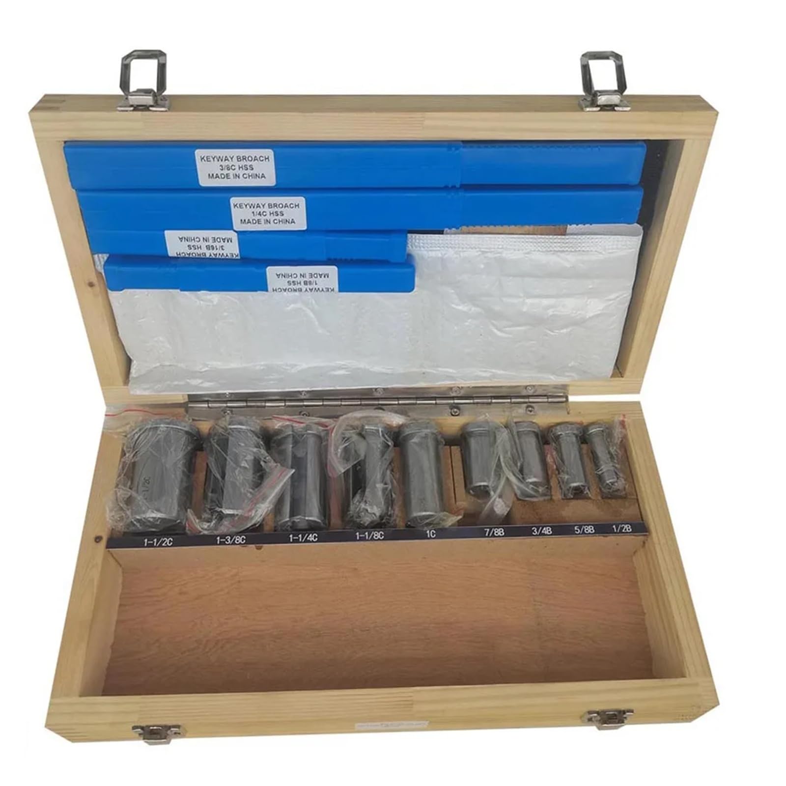 Brocce da 4/5/6/8 mm, Set di 18 brocce metriche HSS per chiavette, Utensili per la Lavorazione dei Metalli, Applicazioni Versatili.