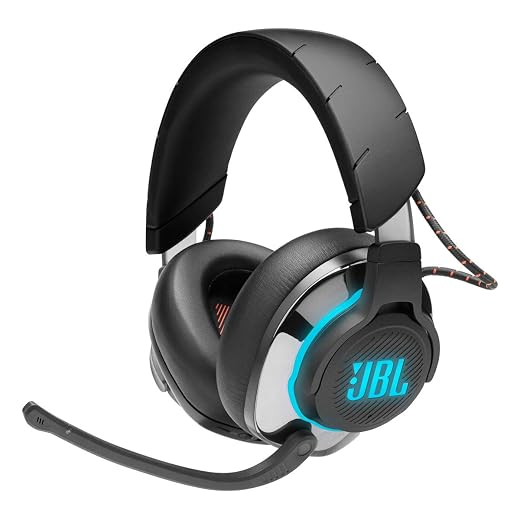 JBL Quantum 800 Wireless Over-ear Performance Gaming Headset with Active Noise Cancelling and Bluetooth 5.0 (JBLQUANTUM800BLKAM)