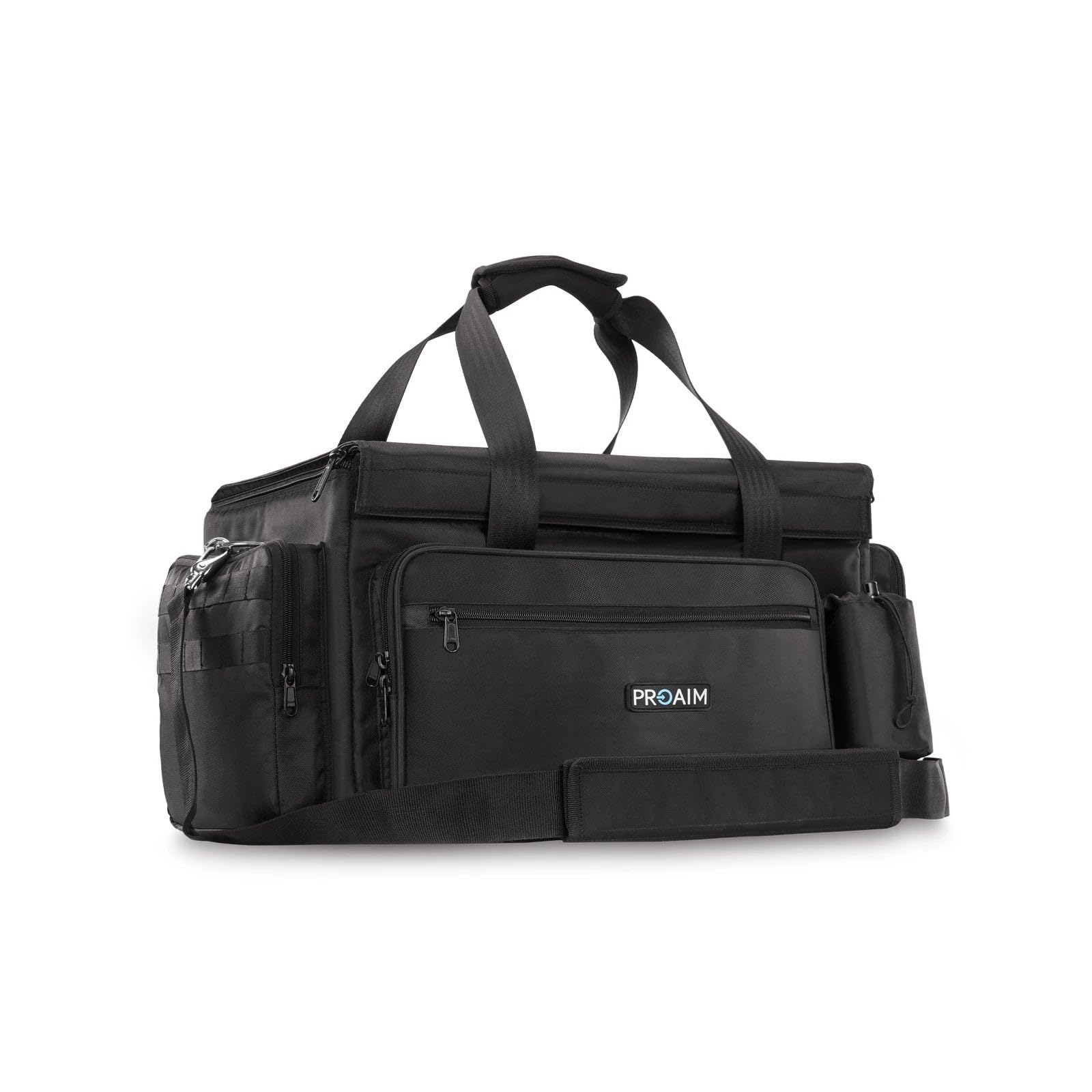 PROAIM Cine Cube Bag for Camera Gear, Photographer, Videographer Videomakers. Solid & Spacious, Removable Pouches, 4 Clear Pockets & Back Slate Pocket