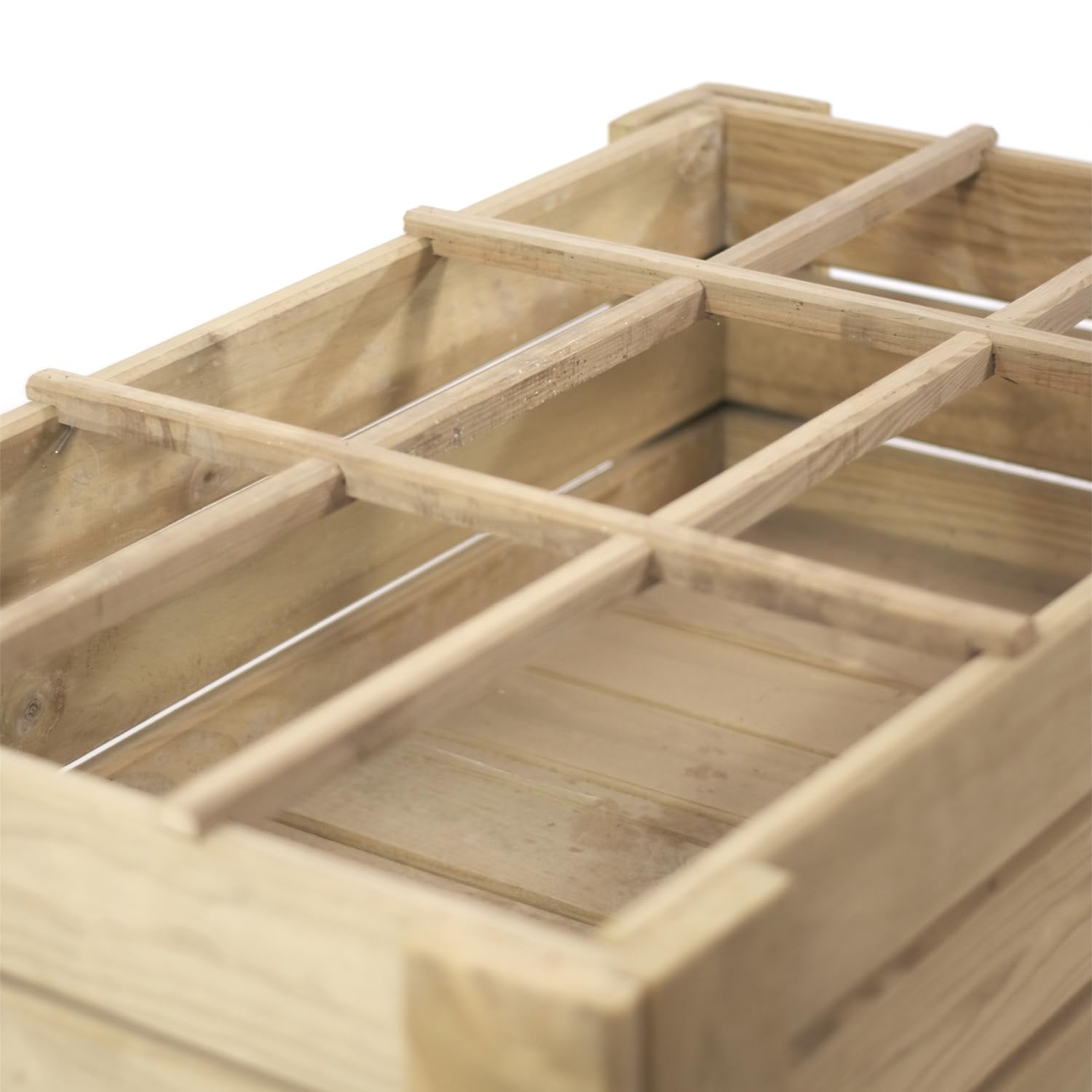 Mesa de Cultivo (Huerto Urbano) sin Patas, con Suelo y separadores 60x100x27 cm