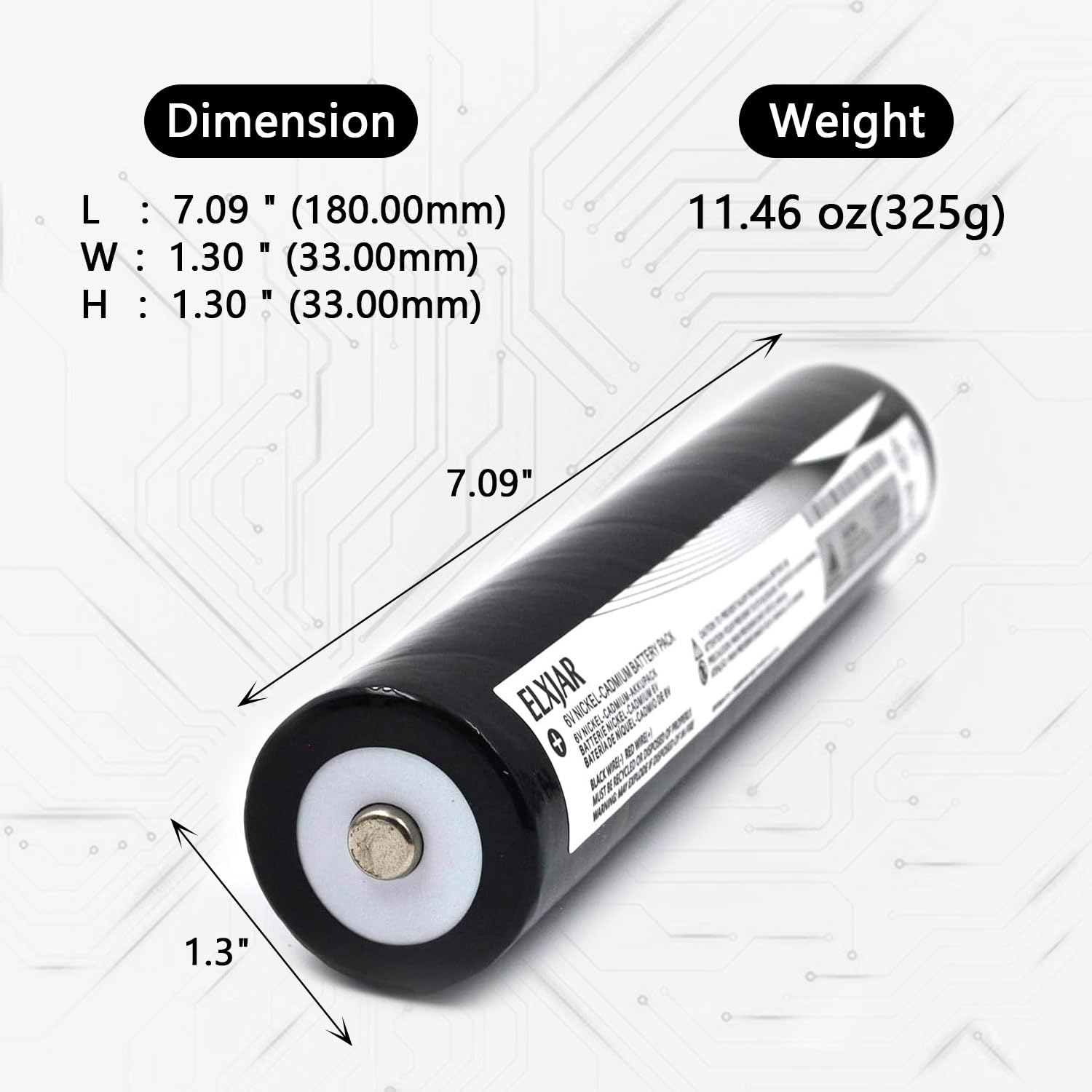 6 volt ni-cad rechargeable flashlight battery replacement Amazon.com: YUTSUJO (2-Pack) 6V 2500mAh Ni-CD 1/2D Stick Battery,  Replacement for Streamlight SL20 SL20S SL20X Flashlights, Maglite 201701  40070249 ESR4EE3060 ET2600D ML5000 N38AF008A BM500LED : Health & Household