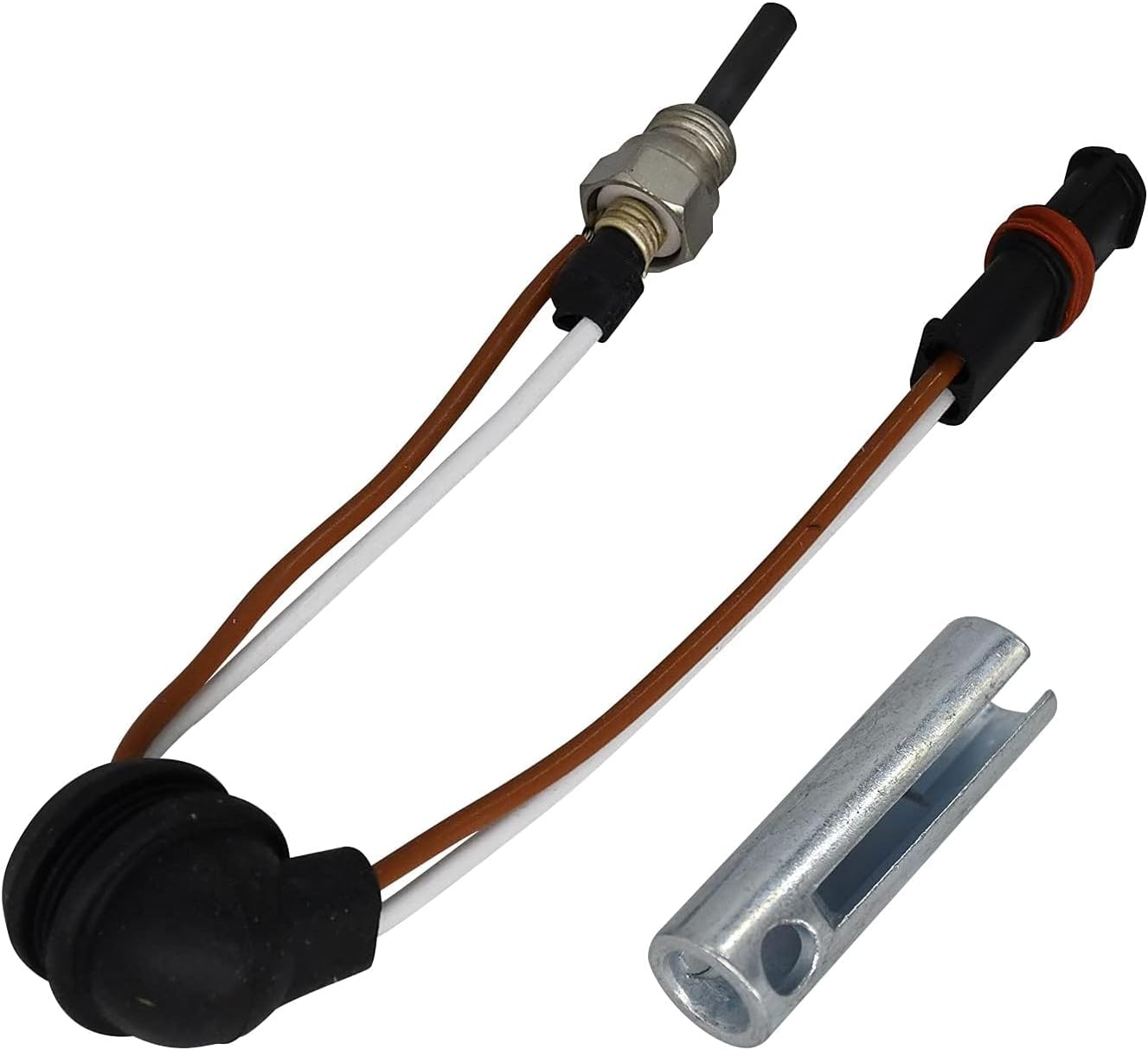 Glow Plug,12V Air Diesel Parking Heater Part with Removal Fitting Tool for Eberspacher Espar Airtronic Heater D2 D4 D4S 252069011300 and Other Aerial Parking heaters