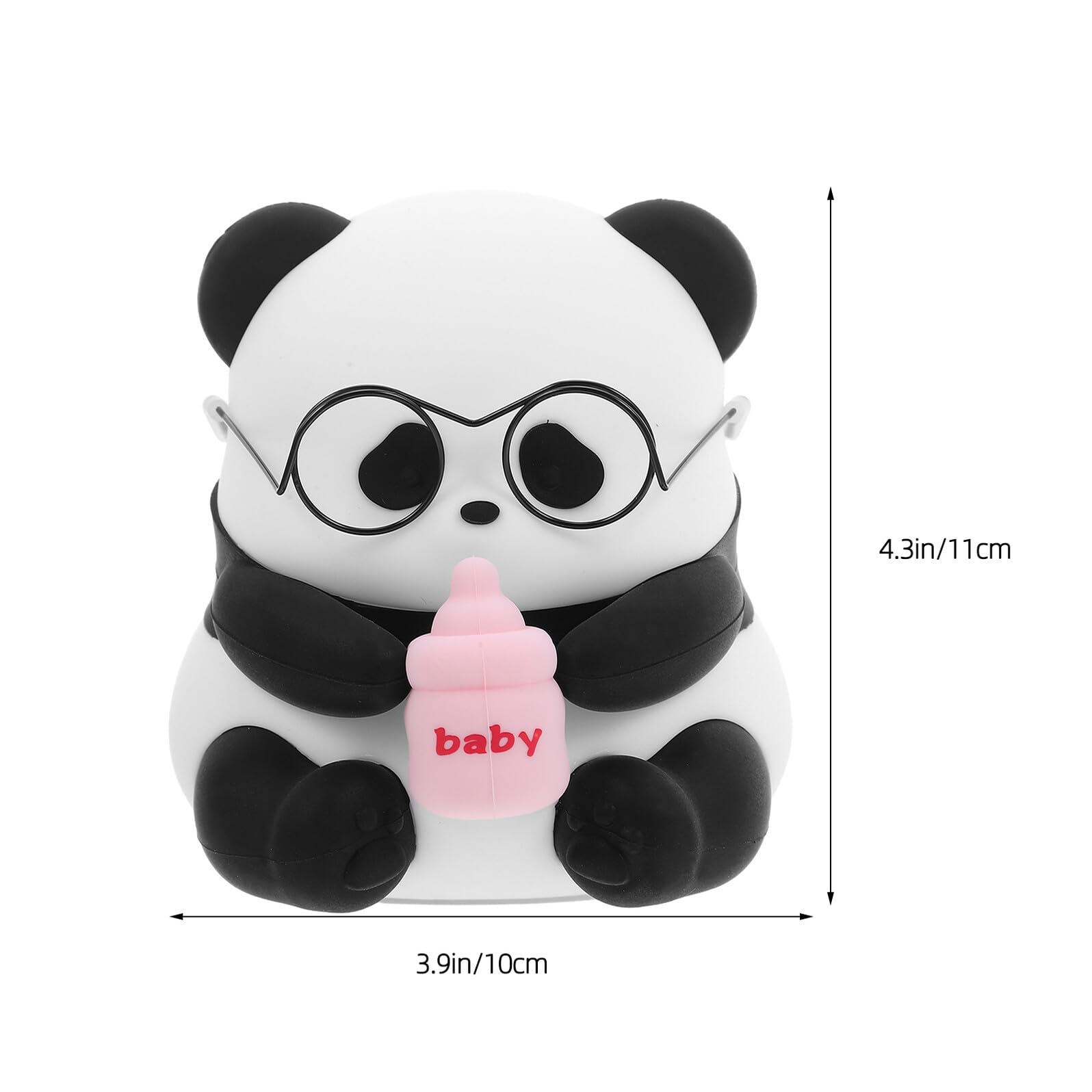 Veemoon Luz De Noche De Panda Acariciando Lámpara De Silicona Para Dormitorio Infantil Luz De Noche Creativa Para Mesita De Lámpara Led De Color Cambiante Para Cabecera De Habitación Para