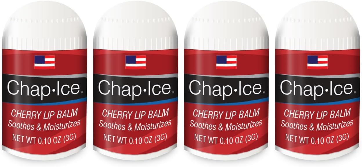 Lot of 4 Oralabs Chap Ice Cherry Lip Balm Mini Cute Bonus Pack ... by OraLabs