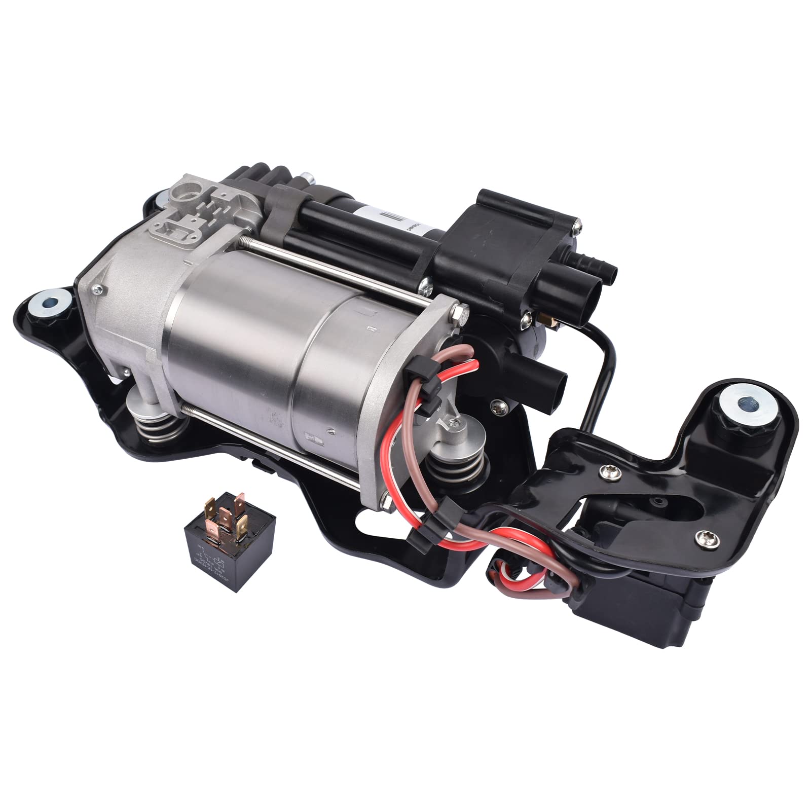 Compresseur de suspension pneumatique avec bloc de valve 37206850555 37206875177 - Compatible avec X5 F15 F85 2013-2018 X6 F16 F86 2014-2018 Huiruhy