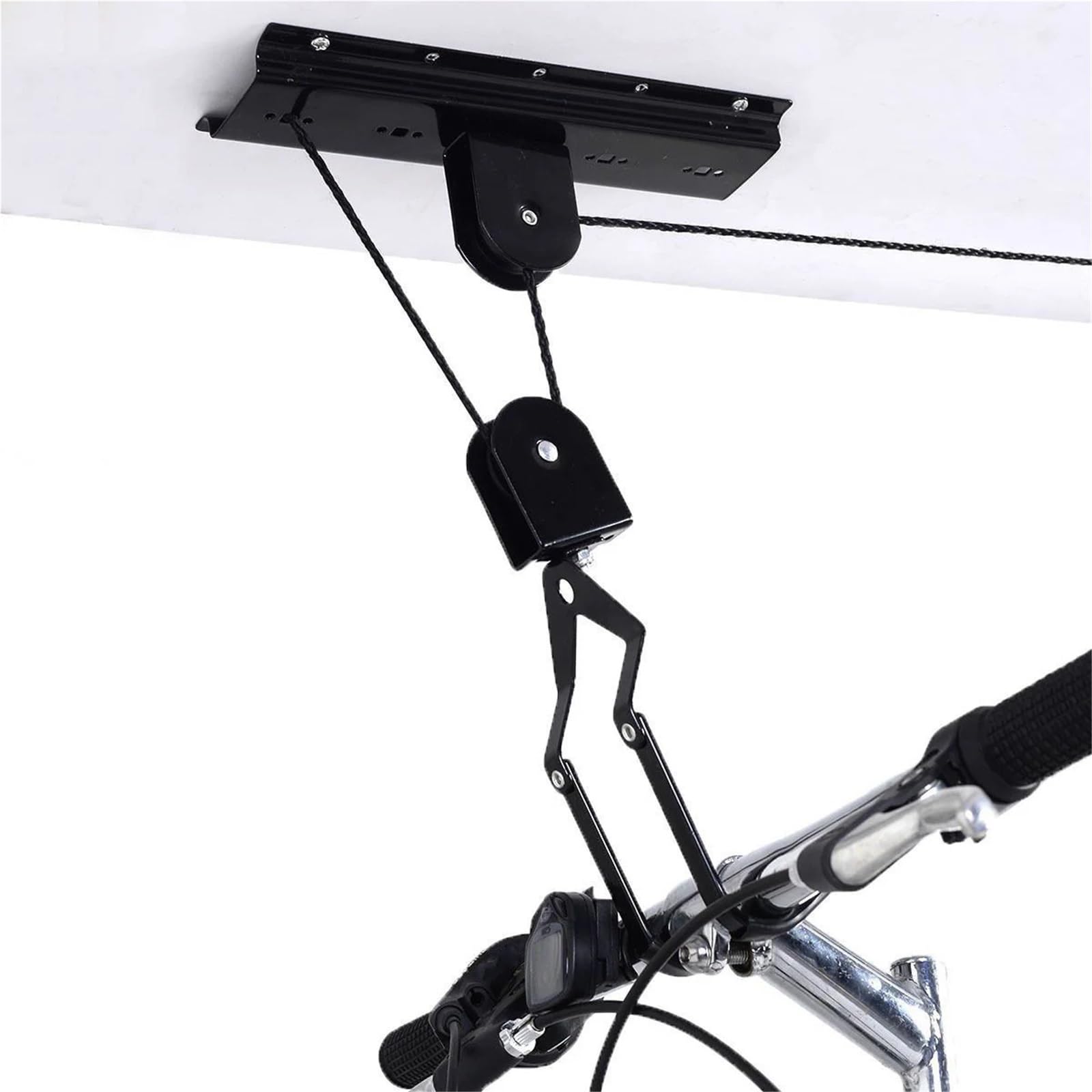 Accesorios de Bicicleta Elevador de Techo para Bicicleta, Estante de estacionamiento, Soporte de Almacenamiento, Ganchos para Colgar en la Pared, grúa eléctrica Soporte Bicicleta Suspensión