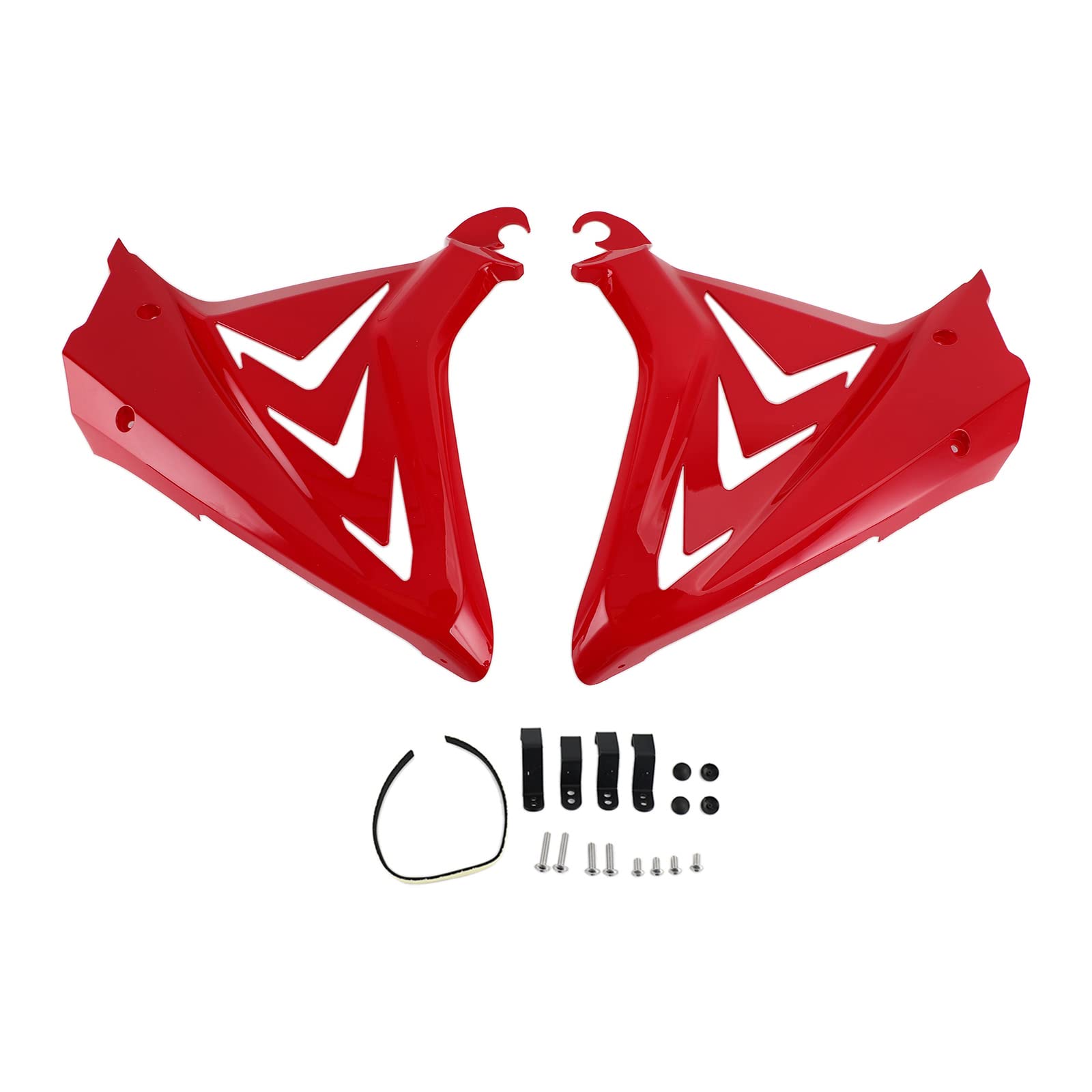 Topteng Side Frame Cover Panels Fairings Cowls passend für Honda CBR650R 2019-2021 Red