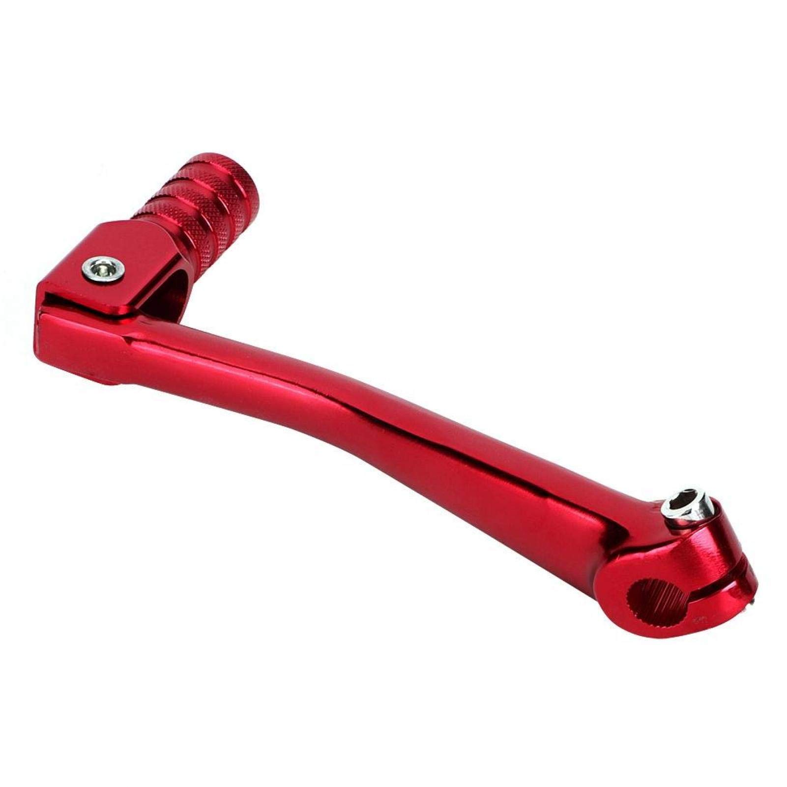 Palanca de cambio de marchas universal para moto Modificationcessory CNC aleación de aluminio palanca de cambio de marchas 150 x 65 mm [rojo] para selector de engranajes pitbike+piezas de pit bike roj