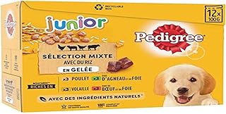 Pedigree Junior Selection Gelee Frischebeutel - Junior Hundefutter - 4 Verschiedene Geschmacksrichtungen - 48 Beutel à 100g product image