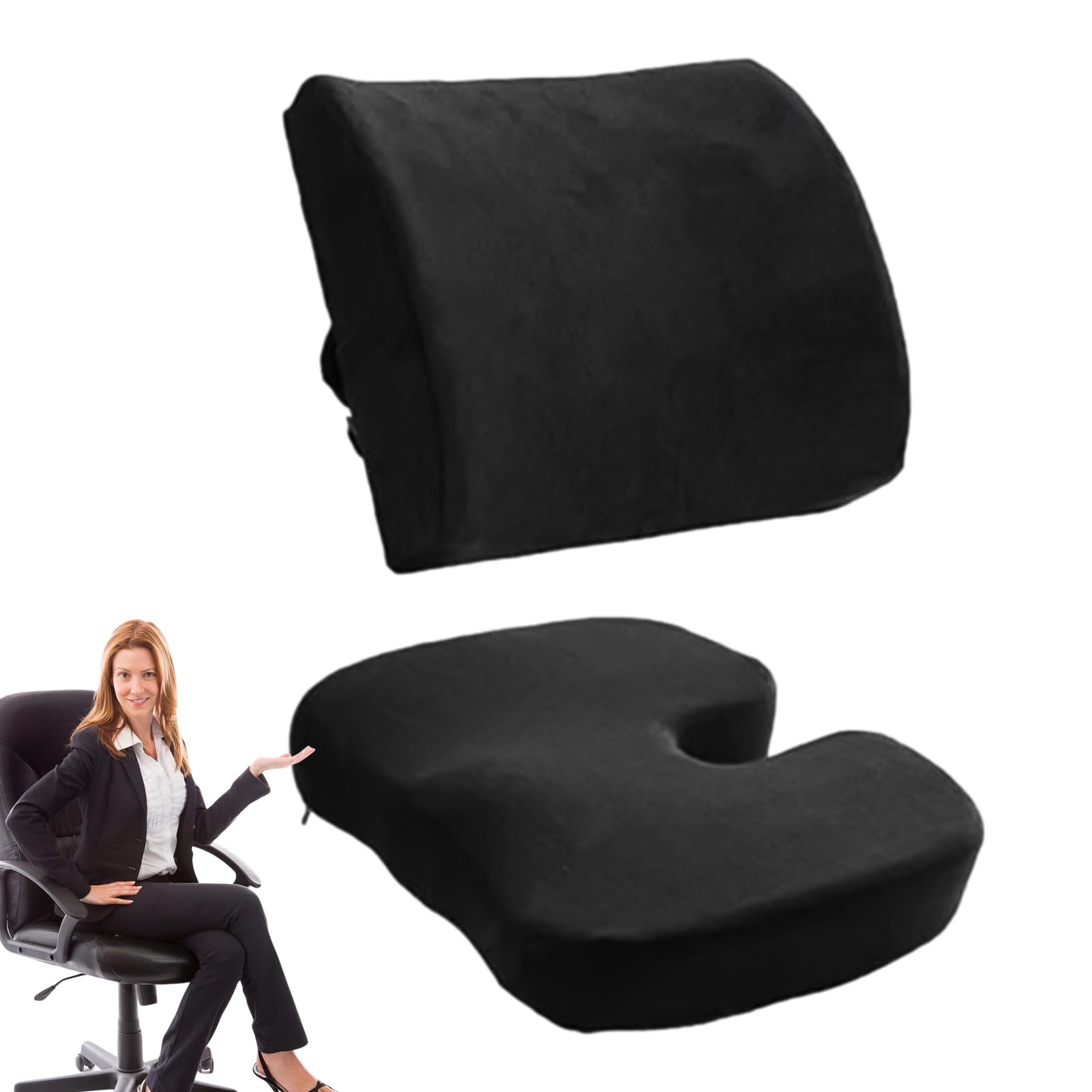 Coussin de soutien dorsal pour conducteur de voiture et chaise de bureau