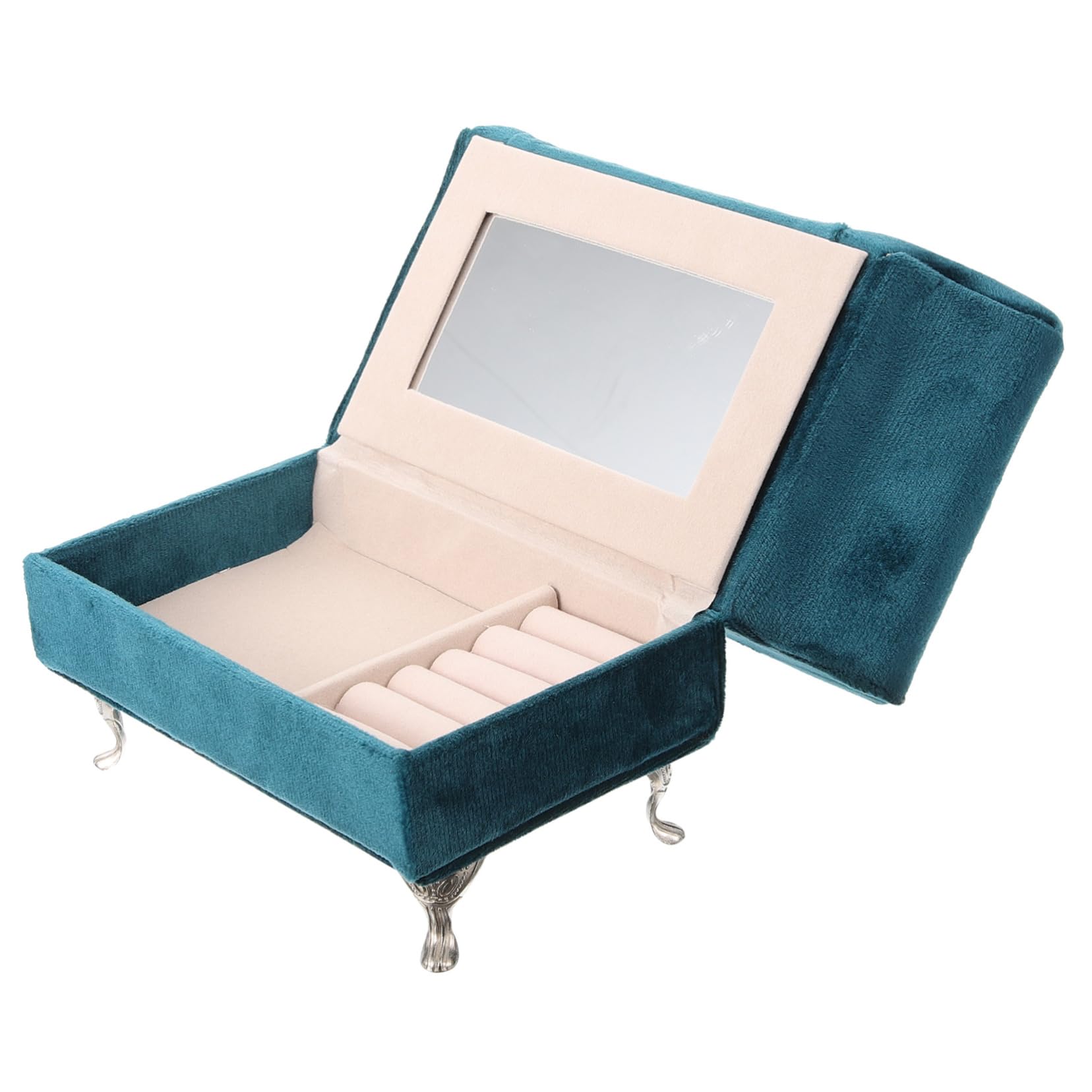 Boîte à bijoux portable Holibanna en forme de canapé élégant