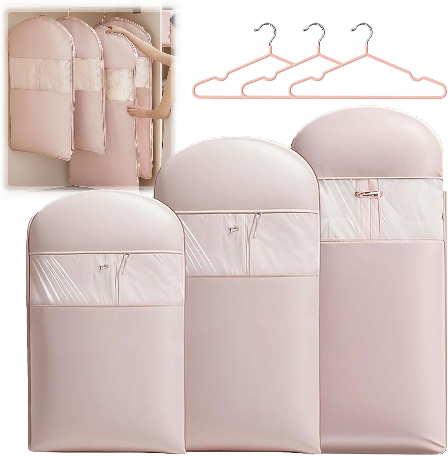 2 Borse Per Stivali Con Cerniera, Antipolvere, Portatili, Per Viaggi E Casa, Nero, Taglia Corta - Foto 4