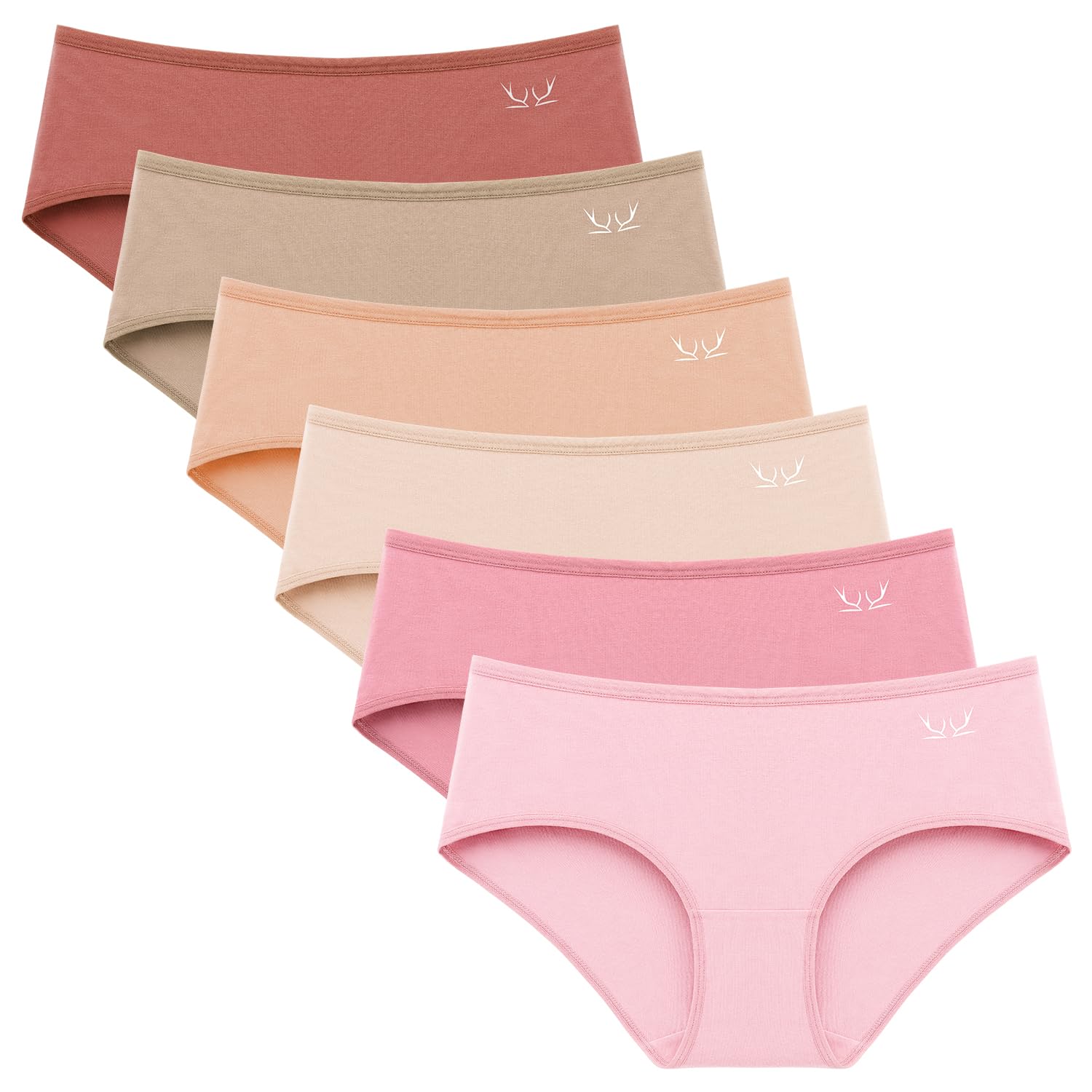 Benirap Womens Cotton Hipster Panties