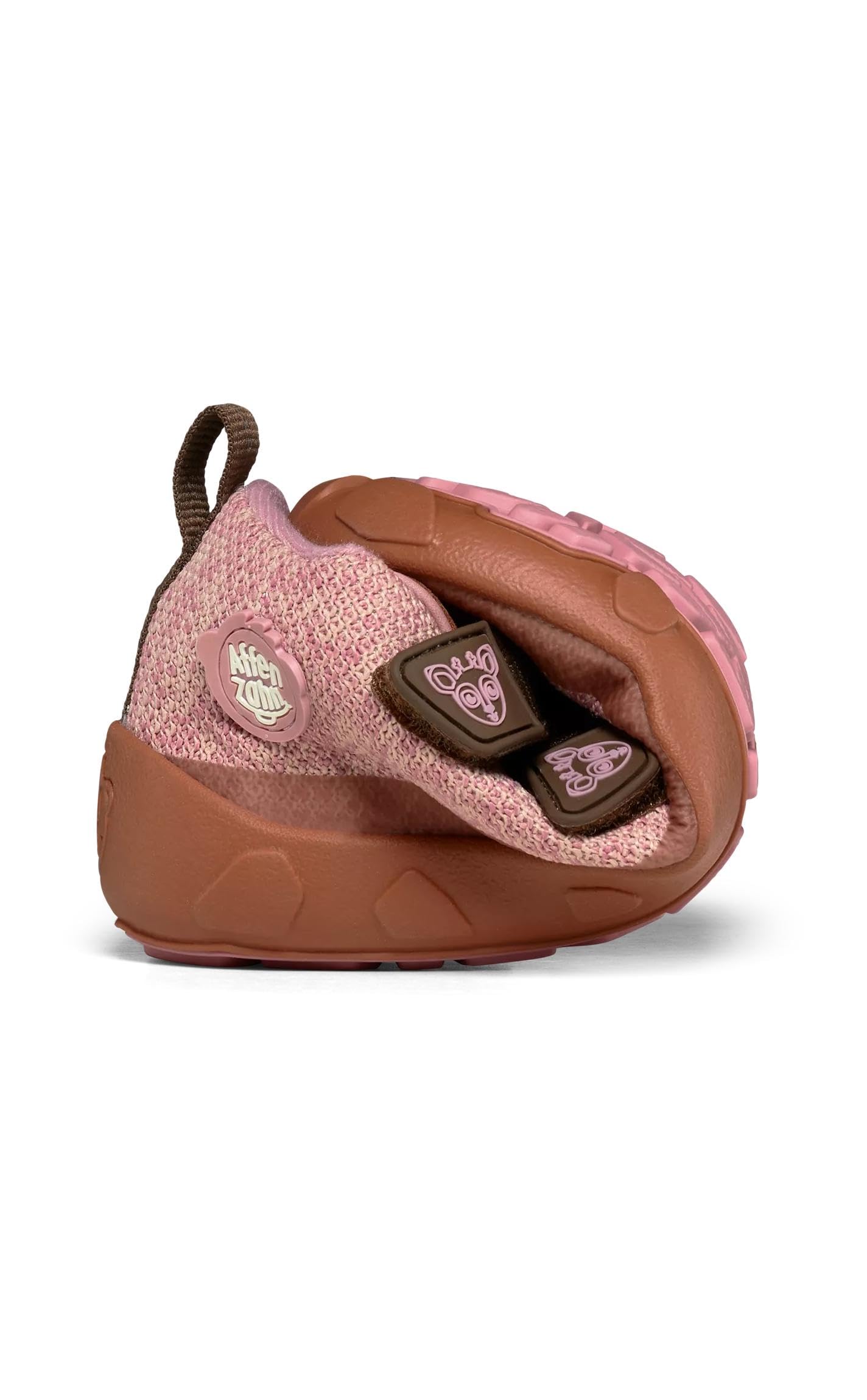 Affenzahn Scarpa Mezza Stagione Maglia Happy Scarpa da Mezza Stagione Knit Happy Impermeabile Traspirante vegana con Fodera Fredda Chiusure in Strappo e Suola Antiscivolo