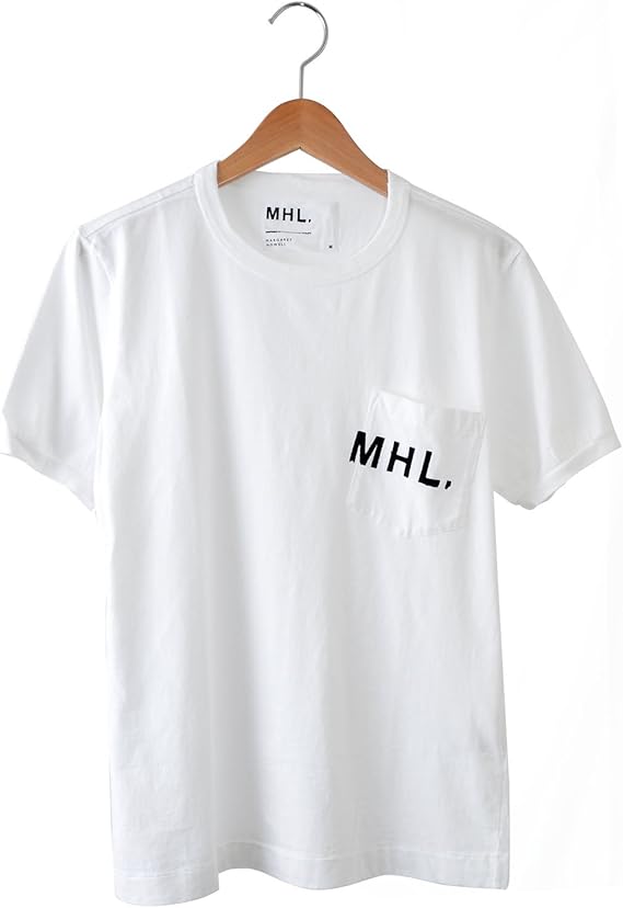 Amazon Margaret Howell マーガレットハウエル Tシャツ カットソー Printed Jersey メンズ M ホワイト Tシャツ カットソー 通販