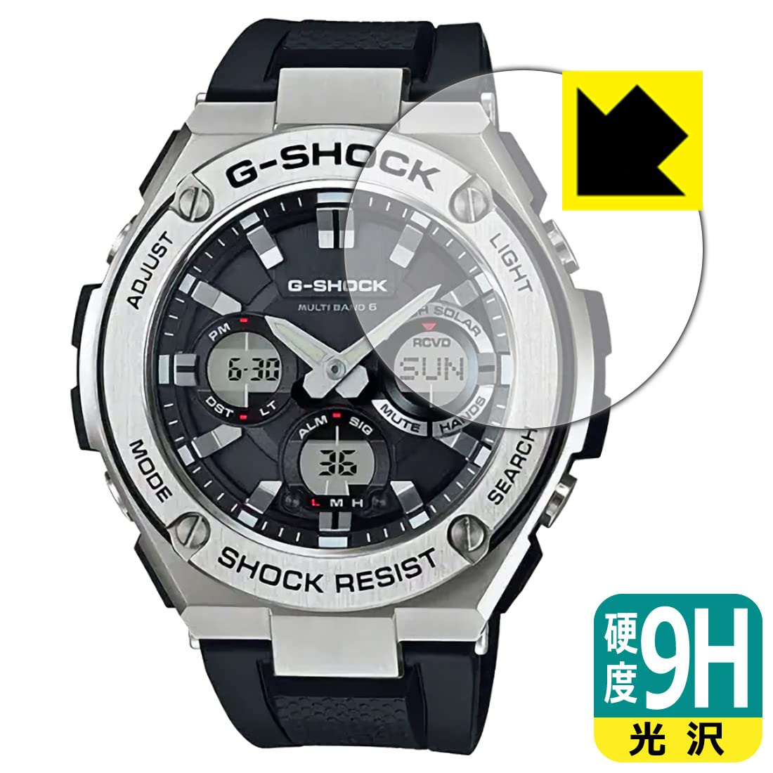 未使用同様 極美品 箱説タグ付G-SHOCK GST-W110-1AJF G-STEEL G 