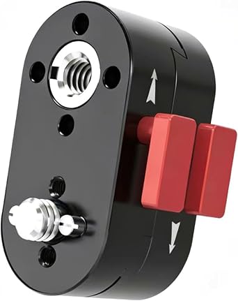 Mini Lock Quick Release Plate System, 2 Halves Split Design,Zero Play Locking with 1/4"-20 or 3/8"-16 Threads for Camera,Monitor,Tripod,Arm or Other Photography Accessories1/4" Threaded