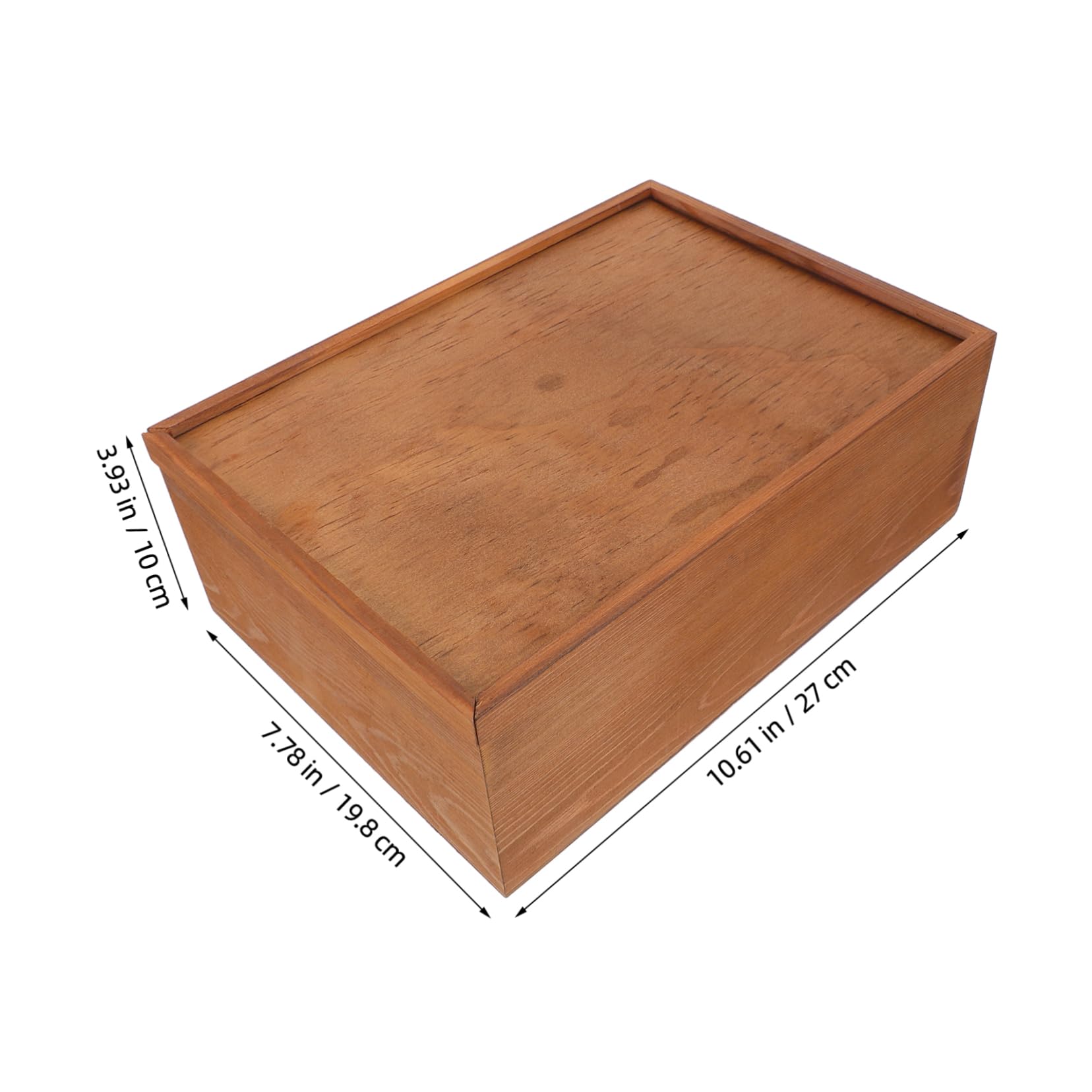 Hemobllo Retro Aufbewahrungsbox mit Auszug, Rechteckig 1 Stück | Vintage Stil, für Kleine Gegenstände und Werkzeuge, Dekorativ für Zuhause und Verpackung