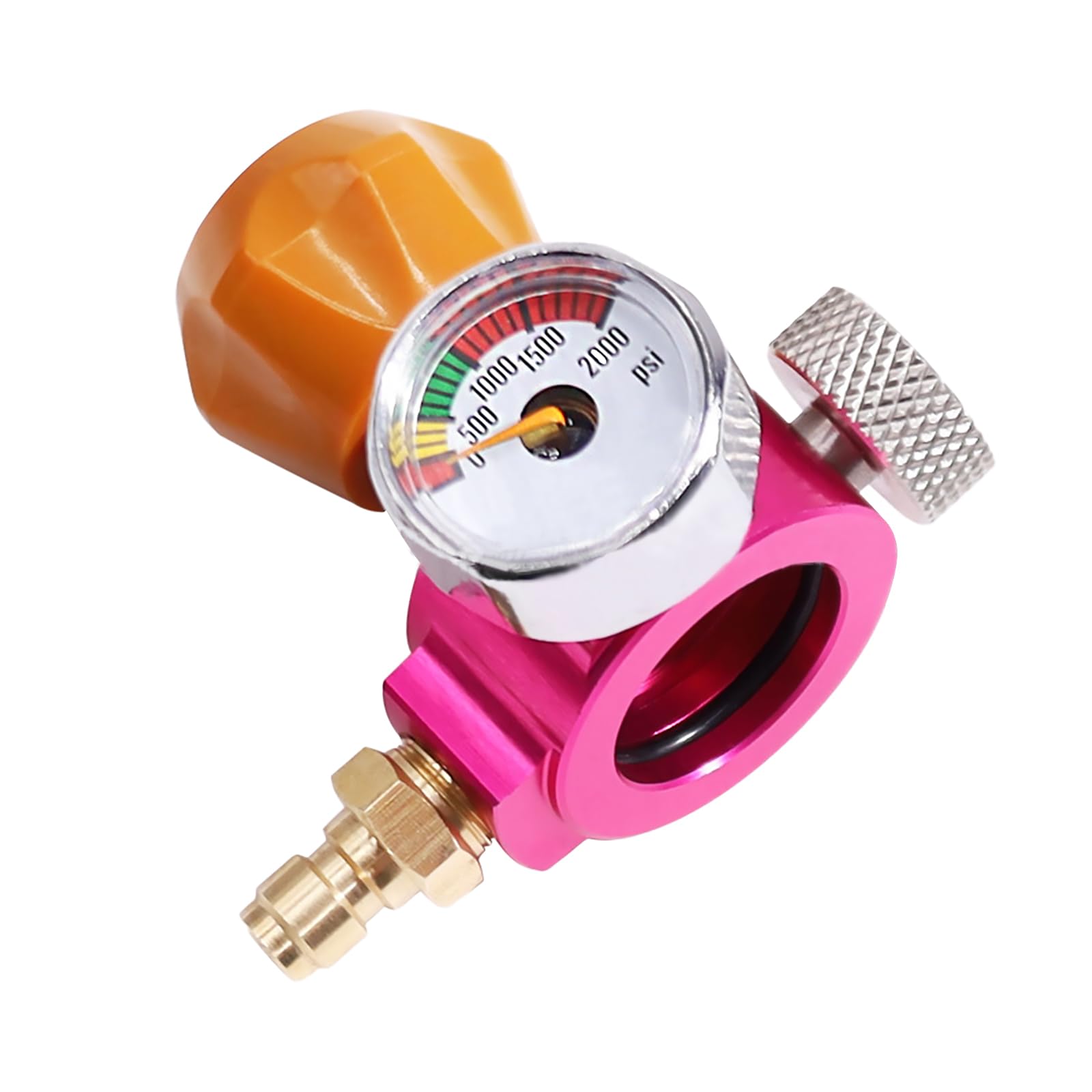 Louttary Soda Connector Soda Refill Quick Adapter With Pressure Gauge