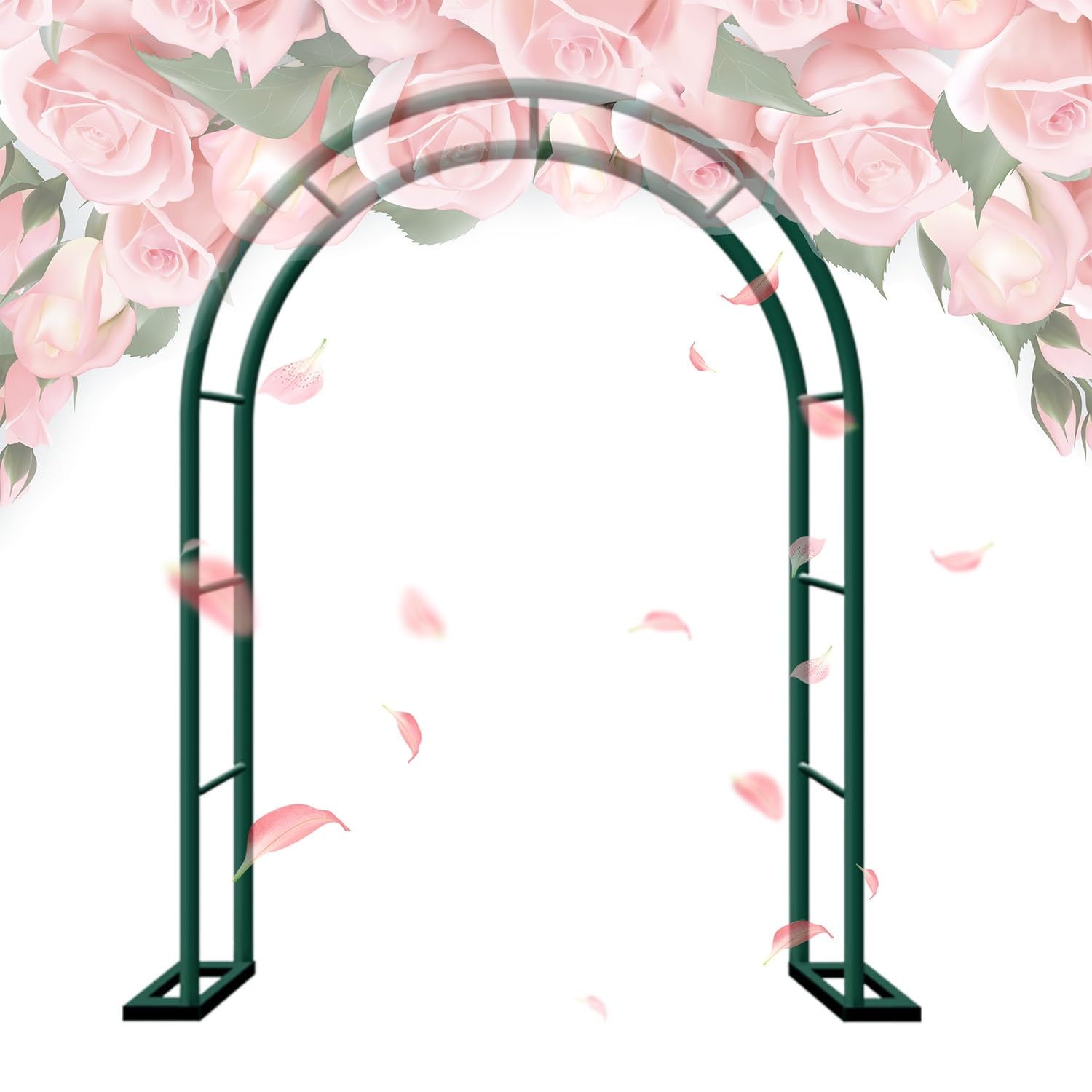 Metalowa Kratka Ogrodowa Do Roślin Pnących - Altana Na Podwórko, Patio I Dekoracje Ślubne,Green-300x220cm/118x87inch