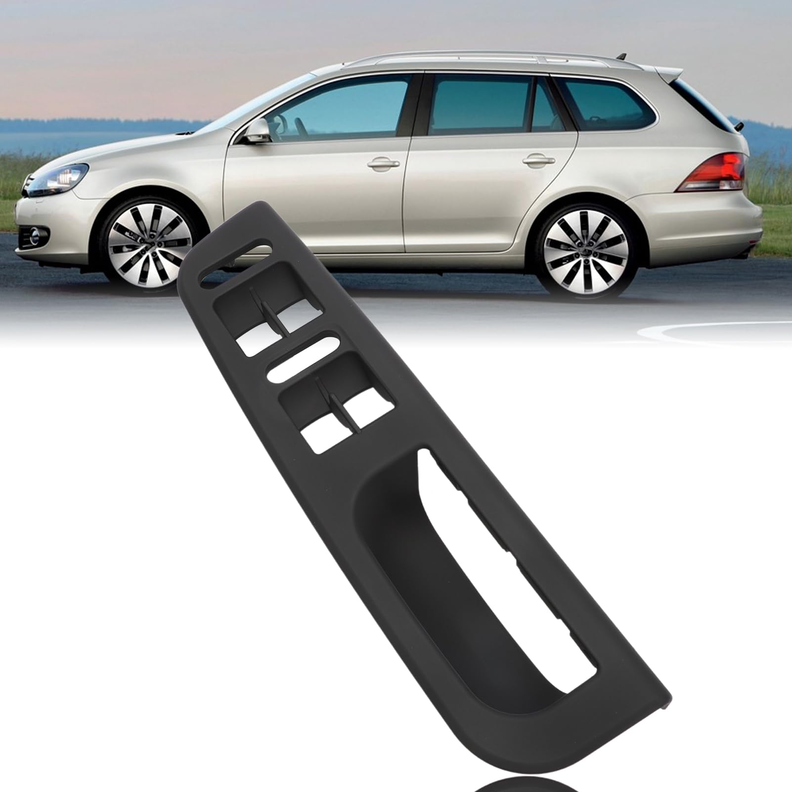 Pannello della maniglia della porta della copertura del regolatore della finestra Set di 5 interni compatibili con Passat Bora Golf IV Jetta