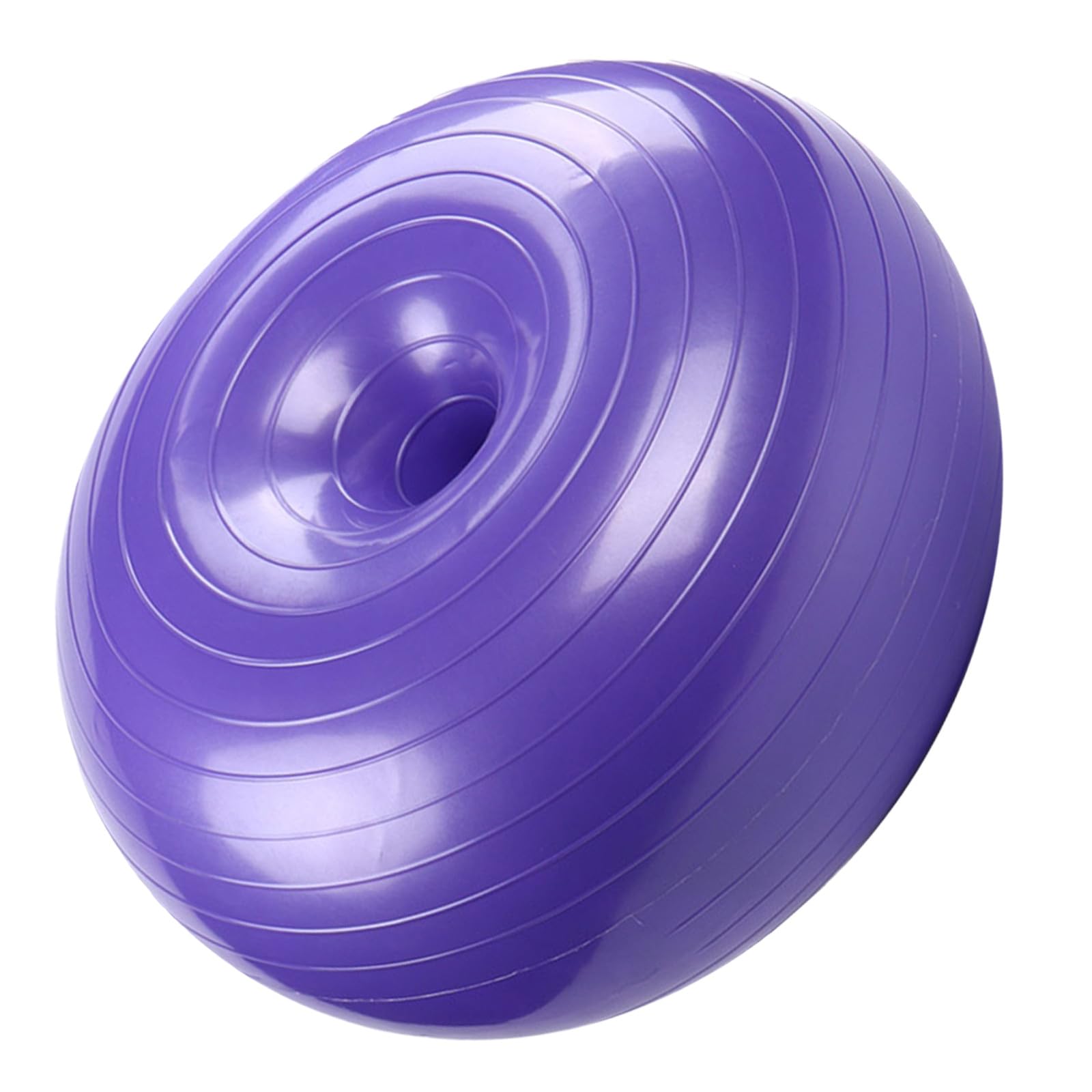 Aufblasbarer Donut Balanceball mit Robuster Oberfläche und Luftpumpe für Pilates und Rehabilitationsübungen zu Hause