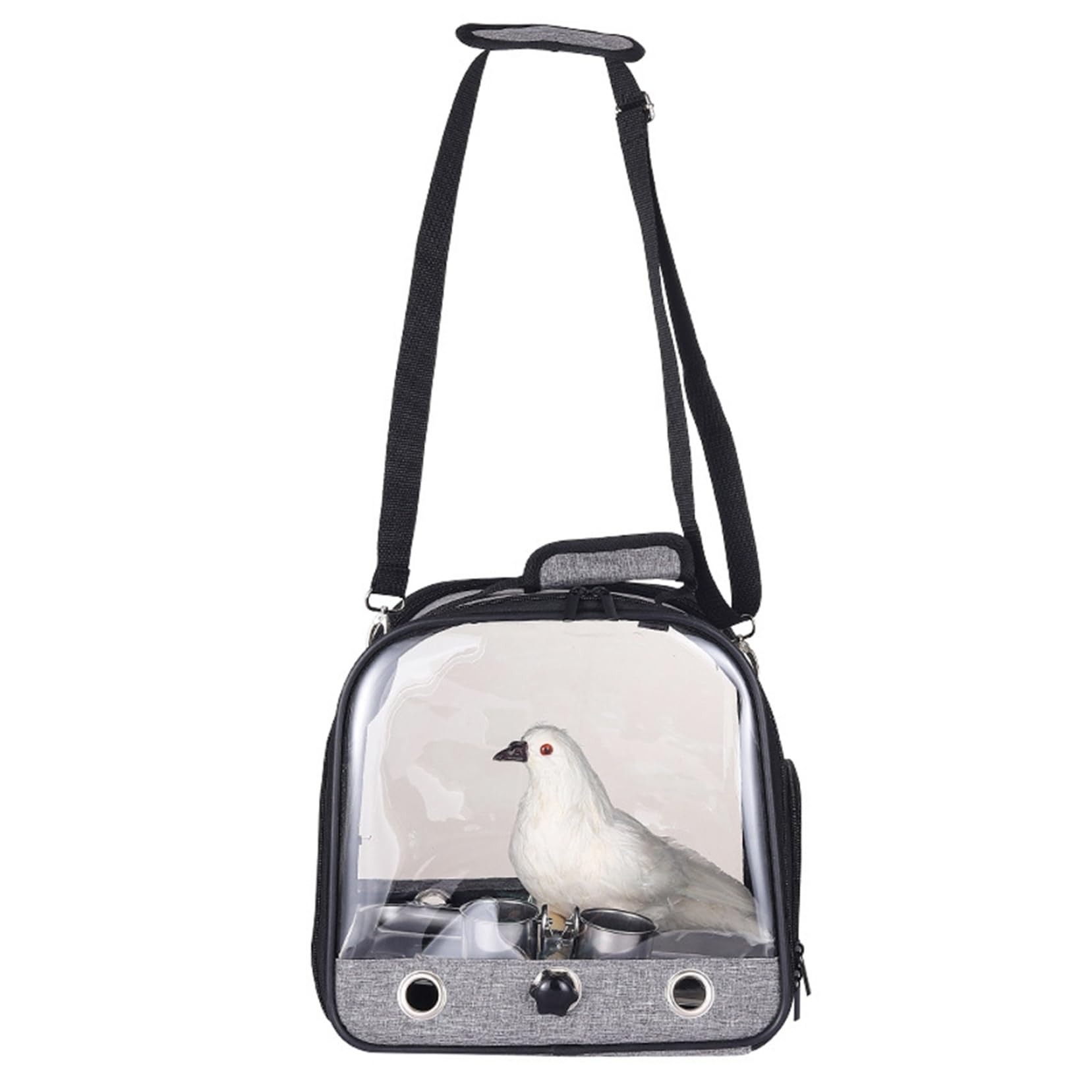 Amazon | 鳥キャリーバッグ 透明 通気 おしゃれ 小動物用 鳥バード