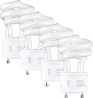 Vista 10 de SLEEKLIGHTING - 13 vatios GU24 base 2 bombillas - UL-13w 120v 60hz bombilla - Mini espiral de bloqueo giratorio - Bombilla fluorescente CFL de dos