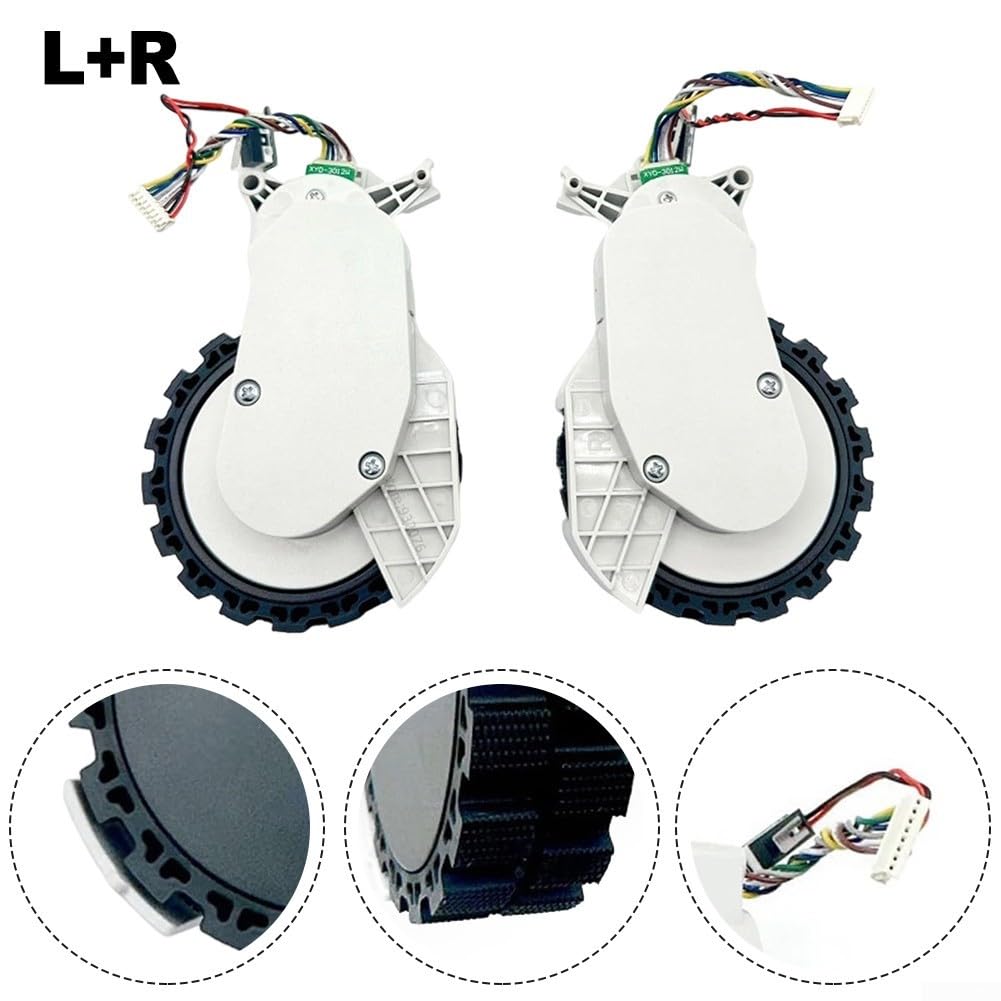 Robot Vacuum Wymienne Koła do X10 Plus/X20 Plus/S10 Plus/S10 X10 Zestaw L+R)