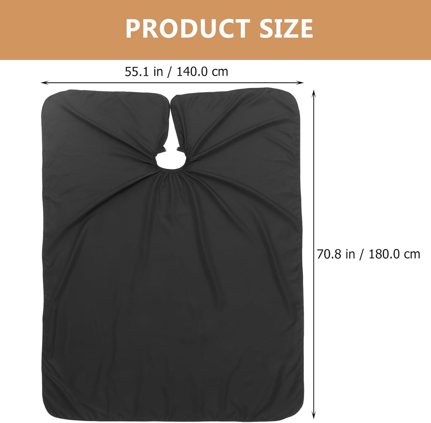 PATKAW 6pcs Large Haircut Capes for Adults Thick Non-stick Hair Cutting Capes with Adjustable Neck Closure for Men and Women